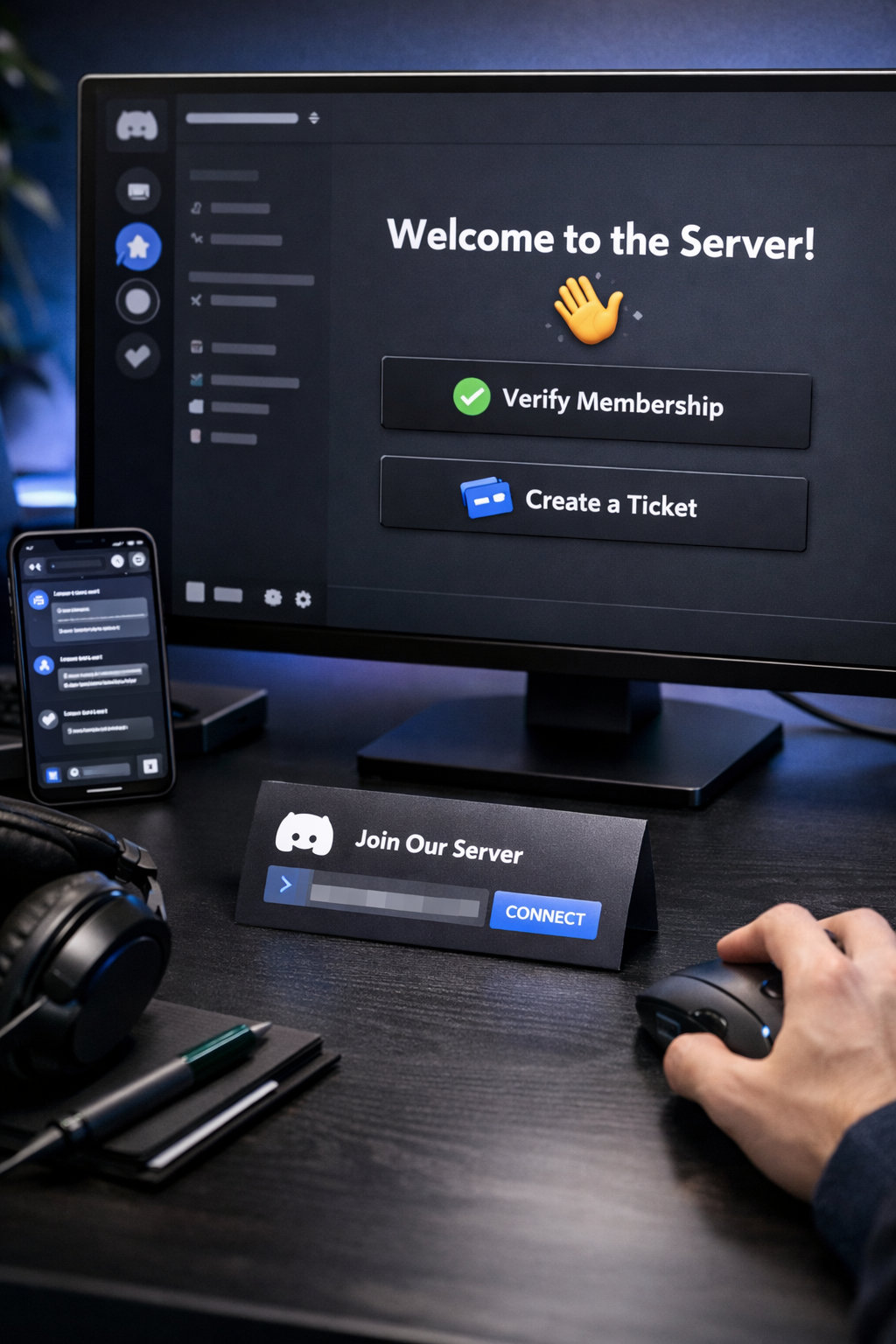 ARK سيرفر Discord للتواصل وفتح التذاكر — إدارة احترافية وآمنة